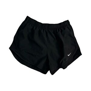 Black Nike running shorts